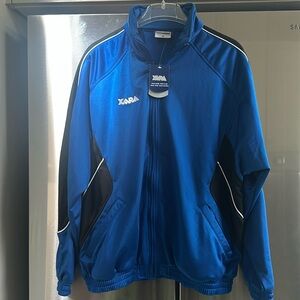 NWT Xara Blue and Black Track Jacket